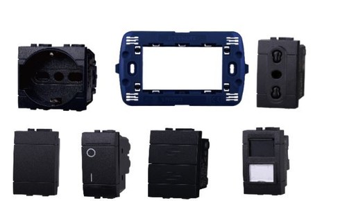 Serie compatibile living nera
