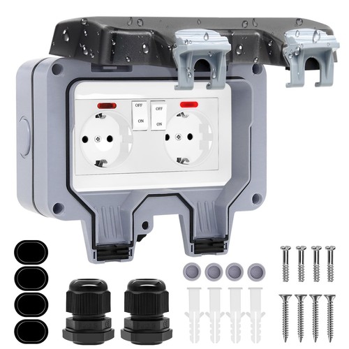 Prese elettriche muro con - elettriche,